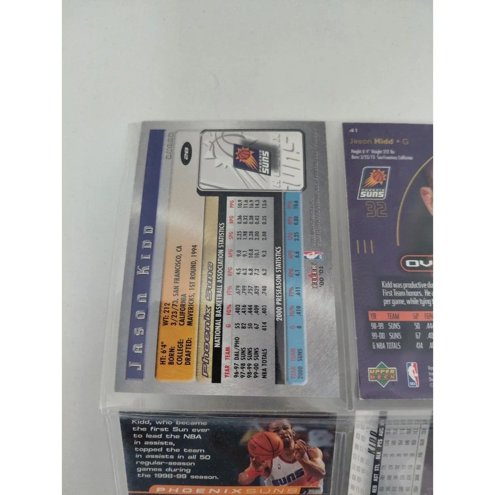Lot of 6 Jason Kidd Phoenix Suns NBA VTG‎ 2000 - 2001